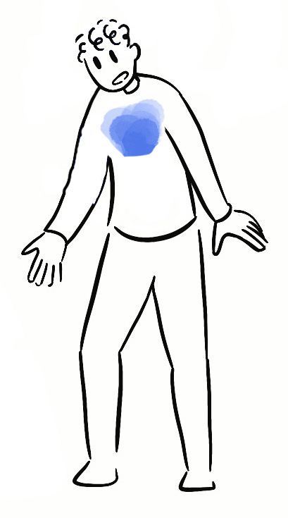 A tight chest